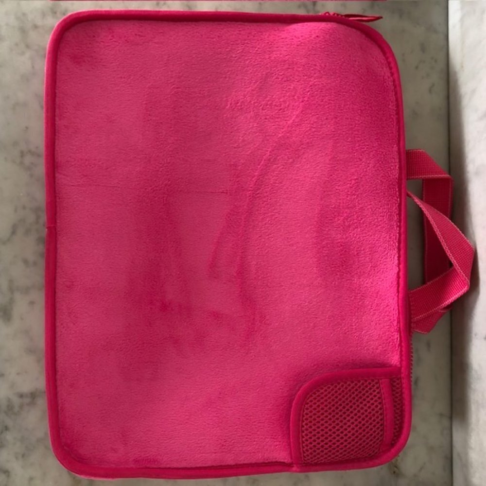 LILLY PULITZER Neoprene Zip Laptop Shoulder Bag Pink Green White Lobster… - Picture 8 of 15